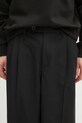 MKI MIYUKI ZOKU pantaloni Wide Fit Suit Pants WIDE.FIT.SUIT.PANTS..BL negru