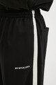 MKI MIYUKI ZOKU pantaloni de trening Wide Fit Poly Track Pants negru WIDE.FIT.POLY.TRACK.PAN
