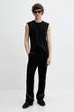 Karl Kani pantaloni de trening din velur 60060041 negru SS25