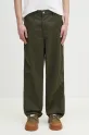 Carhartt WIP pantaloni Simple Pant panza verde I034907.4102