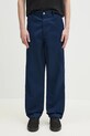 Παντελόνι Carhartt WIP Simple Pant ίσιο σκούρο μπλε I034907.E702