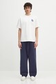 Nohavice Carhartt WIP Floyde Pant I034816.01GD tmavomodrá