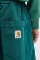 Carhartt WIP pantaloni Floyde Pant turchese I034816.2PBGD
