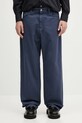 Памучен панталон Carhartt WIP Landon Pant права син I034806.2OTGD