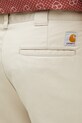 Carhartt WIP trousers Master Pant beige I034233.2LP02