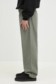 Бавовняні штани Carhartt WIP Calder Pant I033128.1YFGD зелений SS25