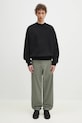 Хлопковые брюки Carhartt WIP Calder Pant I033128.1YFGD зелёный