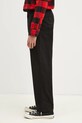 Pamučne hlače Carhartt WIP Calder Pant I033128.89GD crna SS25