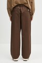 Odzież Carhartt WIP spodnie bawełniane Marv Pant I033129.2LS06 brązowy