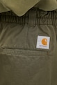 Carhartt WIP pantaloni de bumbac Marv Pant verde I033129.4106