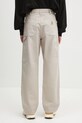 Odzież Carhartt WIP spodnie bawełniane Double Knee Pant I034796.2OR4O beżowy