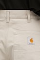 Βαμβακερό παντελόνι Carhartt WIP Double Knee Pant μπεζ I034796.2OR4O