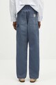 Îmbrăcăminte Carhartt WIP pantaloni de bumbac Double Knee Pant I034796.2OT4O albastru