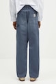 Одяг Бавовняні штани Carhartt WIP Double Knee Pant I034796.2OT4O блакитний