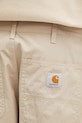 Carhartt WIP cotton trousers Double Knee Pant beige I034795.G102