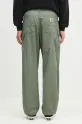 Abbigliamento Carhartt WIP pantaloni in cotone Double Knee Pant I034795.1YF02 verde