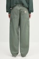 Odzież Carhartt WIP spodnie bawełniane OG Single Knee Pant I033754.1YF06 zielony