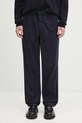 Norse Projects trousers Ezra Light Stretch fabric navy N25.0369.7004