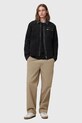 AllSaints pantaloni din amestec de in HANBURY drept bej M038TC