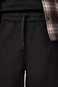 Îmbrăcăminte AllSaints pantaloni din amestec de in HANBURY M038TC negru