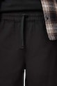 Îmbrăcăminte AllSaints pantaloni din amestec de in HANBURY M038TC negru
