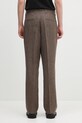Clothing Our Legacy linen trousers Borrowed Chino M2254BTC brown