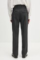 Odzież Our Legacy spodnie wełniane Chino 22 M2254CP czarny