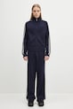 Wales Bonner pantaloni tuta Tide Track US25KN35.KN05.599 blu navy