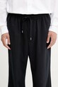 Kalhoty s příměsí vlny AMBUSH Suit Pants námořnická modř 12115314