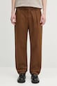 A.P.C. pantaloni in cotone Pantalon Renato cotone marrone COGZR.H08428