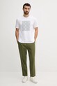 United Colors of Benetton spodnie 462SUF04K zielony SS25
