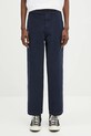 Evisu spodnie bawełniane Classic Worker Chino bawełna granatowy 2ESHTM5PT1063