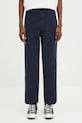 Evisu spodnie bawełniane Classic Worker Chino bawełna granatowy 2ESHTM5PT1063