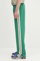 Palm Angels pantaloni de trening Classic Logo Track PMCJ020S25FAB0015703 verde SS25