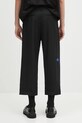 Odzież Ader Error spodnie wełniane Apparel-Bottom BO01SSSA0205BK czarny