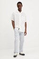Hollister Co. spodnie z domieszką lnu KI330.5039.205 niebieski SS25