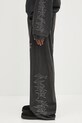 032C pantaloni tuta di cotone 'Telepresence' S25.URC.0761.050 nero SS25