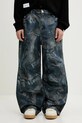 AAPE jeansy Main Woven niebieski AAPPTMB681XAO