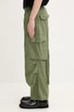 NEIGHBORHOOD spodnie bawełniane Wide Cargo Pants 251SPNH.PTM06 zielony SS25