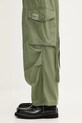 NEIGHBORHOOD spodnie bawełniane Wide Cargo Pants zielony 251SPNH.PTM06