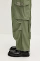 NEIGHBORHOOD spodnie bawełniane Wide Cargo Pants 251SPNH.PTM06 zielony