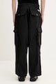 Одяг Бавовняні штани NEIGHBORHOOD Wide Cargo Pants 251SPNH.PTM06 чорний