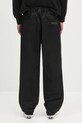 Hlače AAPE Now Woven AAPPTMB619XXN crna SS25