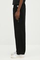 AAPE pantaloni de catifea cord Now Woven AAPPTMB620XXN negru SS25
