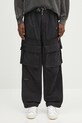 AAPE pantaloni Main Woven dritto nero AAPPTMB633XXN