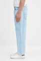 Menčestrové nohavice AAPE Main Woven AAPPTMB635XXN modrá SS25
