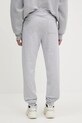 Odzież Maison Kitsuné spodnie dresowe bawełniane Fox Head Patch Regular LM01114KM0001 szary