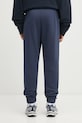 Abbigliamento Maison Kitsuné pantaloni tuta di cotone Bold Fox Head Patch Comfort MM01125KM0321 blu navy