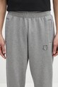 Maison Kitsuné spodnie dresowe bawełniane Bold Fox Head Patch Comfort szary MM01125KM0321