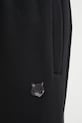 Bavlnené tepláky Maison Kitsuné Bold Fox Head Patch Comfort čierna MM01125KM0321
